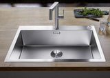 BLANCO CLARON 700-IF/A Durinox Edelstahl Durinox mit Ablauffernbedienung keine Beckenlage 523394