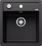 BLANCO DALAGO 45-F SILGRANIT mit Ablauffernbedienung schwarz 525870