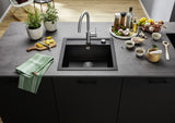 BLANCO DALAGO 5 SILGRANIT mit Ablauffernbedienung schwarz 525871