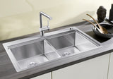 BLANCO DIVON II 8-IF Edelstahl Seidenglanz mit Ablauffernbedienung 521663