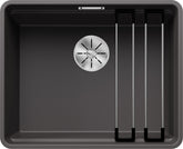 BLANCO ETAGON 500-F SILGRANIT ohne Ablauffernbedienung mit Zubehör felsgrau 526344
