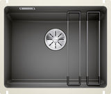 BLANCO ETAGON 500-U Keramik ohne Ablauffernbedienung mit Zubehör basalt 525154