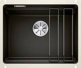 BLANCO ETAGON 500-U Keramik ohne Ablauffernbedienung mit Zubehör schwarz 525155