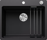 BLANCO ETAGON 6-F SILGRANIT mit Ablauffernbedienung mit Zubehör schwarz 527674