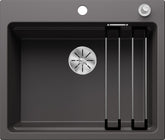 BLANCO ETAGON 6 SILGRANIT mit Ablauffernbedienung mit Zubehör felsgrau 524530