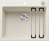 BLANCO ETAGON 6 SILGRANIT mit Ablauffernbedienung mit Zubehör softweiß 527077