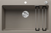 BLANCO ETAGON 8 SILGRANIT mit Ablauffernbedienung mit Zubehör tartufo 525184
