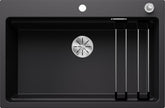 BLANCO ETAGON 8 SILGRANIT mit Ablauffernbedienung mit Zubehör schwarz 525892