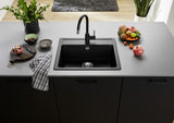 BLANCO LEGRA 6 SILGRANIT ohne Ablauffernbedienung café 523337