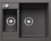 BLANCO METRA 6 SILGRANIT mit Ablauffernbedienung reversibel felsgrau 518874