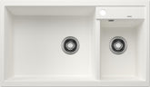 BLANCO METRA 9 SILGRANIT ohne Ablauffernbedienung Hauptbecken links weiß 513269