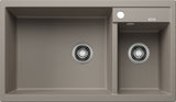 BLANCO METRA 9 SILGRANIT ohne Ablauffernbedienung Hauptbecken links tartufo 517364