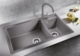 BLANCO METRA 9 SILGRANIT ohne Ablauffernbedienung Hauptbecken links softweiß 527121