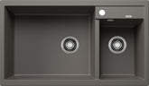 BLANCO METRA 9 SILGRANIT ohne Ablauffernbedienung Hauptbecken links vulkangrau 527304