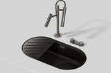 BLANCO OOVALON 700-IF VELGRANIT ohne Ablauffernbedienung mit Zubehör mystic black 527991
