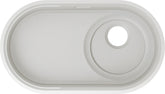 BLANCO OOVALON 700-IF VELGRANIT ohne Ablauffernbedienung mit Zubehör cloud white 527992