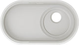 BLANCO OOVALON 700-IF VELGRANIT ohne Ablauffernbedienung mit Zubehör cloud white 527992