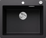 BLANCO PLEON 6 SILGRANIT mit Ablauffernbedienung schwarz 525954