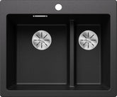 BLANCO PLEON 6 Split SILGRANIT ohne Ablauffernbedienung Hauptbecken links anthrazit 521689