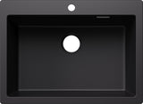 BLANCO PLEON 8 SILGRANIT ohne Ablauffernbedienung schwarz 527778