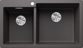BLANCO PLEON 9 SILGRANIT ohne Ablauffernbedienung Hauptbecken rechts felsgrau 523058