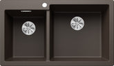 BLANCO PLEON 9 SILGRANIT ohne Ablauffernbedienung Hauptbecken rechts café 523066