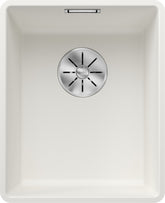 BLANCO SUBLINE 320-F SILGRANIT ohne Ablauffernbedienung weiß 523419