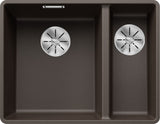 BLANCO SUBLINE 340/160-F SILGRANIT ohne Ablauffernbedienung Hauptbecken links café 523573
