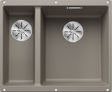 BLANCO SUBLINE 340/160-U SILGRANIT ohne Ablauffernbedienung Hauptbecken rechts tartufo 523565