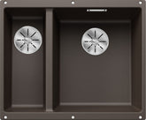 BLANCO SUBLINE 340/160-U SILGRANIT ohne Ablauffernbedienung Hauptbecken rechts café 523567