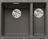 BLANCO SUBLINE 340/160-U SILGRANIT ohne Ablauffernbedienung Hauptbecken links vulkangrau 527345