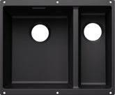 BLANCO SUBLINE 340/160-U Becken li. SILGRANIT ohne Ablauffernbedienung Hauptsbecke links schwarz 527818