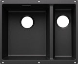 BLANCO SUBLINE 340/160-U Becken li. SILGRANIT ohne Ablauffernbedienung Hauptsbecke links anthrazit 527821