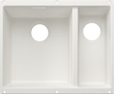 BLANCO SUBLINE 340/160-U Becken li. SILGRANIT ohne Ablauffernbedienung Hauptsbecke links weiß 527823