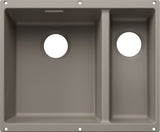 BLANCO SUBLINE 340/160-U Becken li. SILGRANIT ohne Ablauffernbedienung Hauptsbecke links tartufo 527825