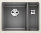 BLANCO SUBLINE 350/150-U Keramik ohne Ablauffernbedienung Hauptbecken links basalt 523746