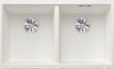 BLANCO SUBLINE 350/350-U SILGRANIT ohne Ablauffernbedienung weiß 523578
