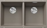 BLANCO SUBLINE 350/350-U SILGRANIT ohne Ablauffernbedienung tartufo 523581
