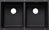 BLANCO SUBLINE 350/350-U SILGRANIT ohne Ablauffernbedienung schwarz 527826