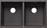BLANCO SUBLINE 350/350-U SILGRANIT ohne Ablauffernbedienung felsgrau 527830
