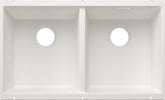 BLANCO SUBLINE 350/350-U SILGRANIT ohne Ablauffernbedienung weiß 527831