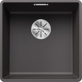 BLANCO SUBLINE 400-F SILGRANIT ohne Ablauffernbedienung felsgrau 523495