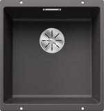BLANCO SUBLINE 400-U SILGRANIT ohne Ablauffernbedienung felsgrau 523423
