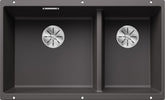 BLANCO SUBLINE 430/270-U SILGRANIT ohne Ablauffernbedienung Hauptbecken links felsgrau 523152