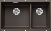 BLANCO SUBLINE 430/270-U SILGRANIT ohne Ablauffernbedienung Hauptbecken links café 523160