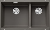 BLANCO SUBLINE 430/270-U SILGRANIT ohne Ablauffernbedienung Hauptbecken links vulkangrau 527350