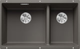 BLANCO SUBLINE 430/270-U SILGRANIT ohne Ablauffernbedienung Hauptbecken links vulkangrau 527350