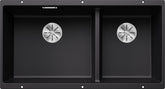 BLANCO SUBLINE 480/320-U SILGRANIT ohne Ablauffernbedienung schwarz 525993
