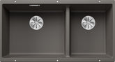 BLANCO SUBLINE 480/320-U SILGRANIT ohne Ablauffernbedienung vulkangrau 527351