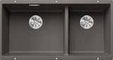 BLANCO SUBLINE 480/320-U SILGRANIT ohne Ablauffernbedienung vulkangrau 527351
